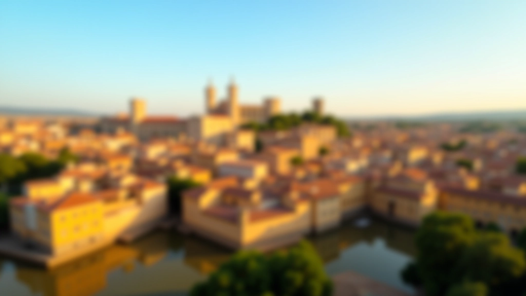 Vue panoramique d'Avignon montrant l'architecture historique et les possibilités de loisirs