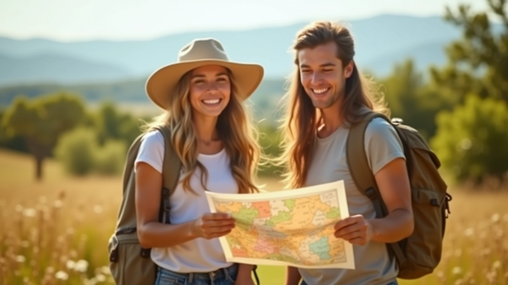 Couple voyageant à travers l'Europe avec un budget maîtrisé