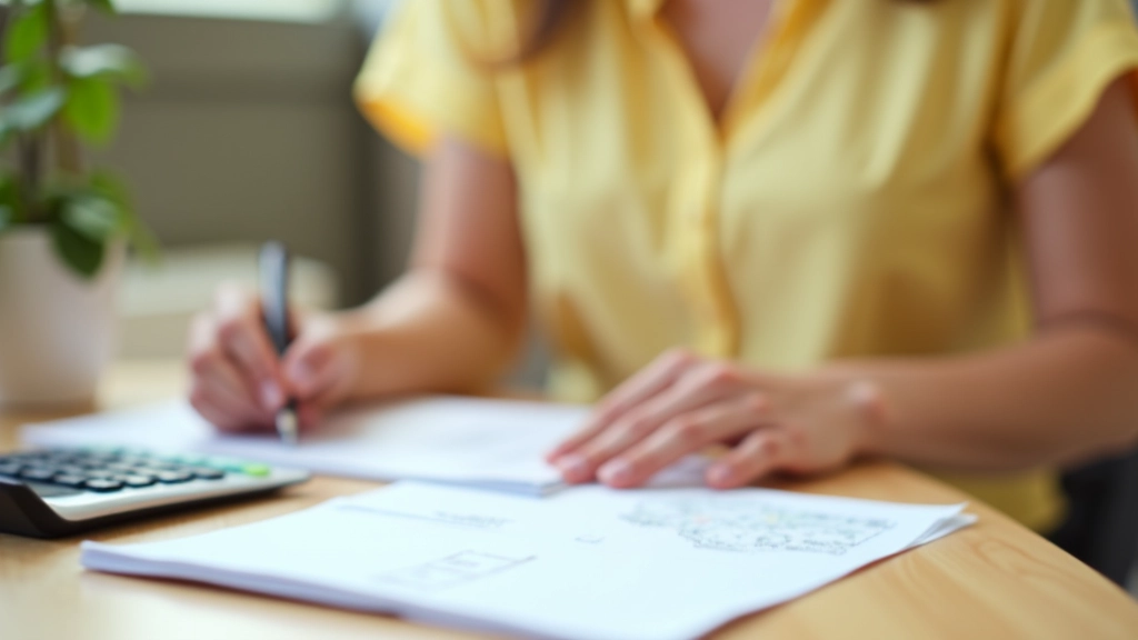 Femme planifiant un voyage avec budget